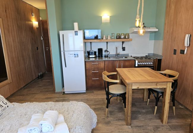 Estudio en San Carlos de Bariloche - El Suizo II departamento con vista al lago y Terra Estudio en San Carlos de Bariloche - El Suizo II departamento con vista al lago y Terra