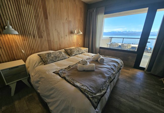 Estudio en San Carlos de Bariloche - Suizo I con vista al lago, Terraza y Estac.
