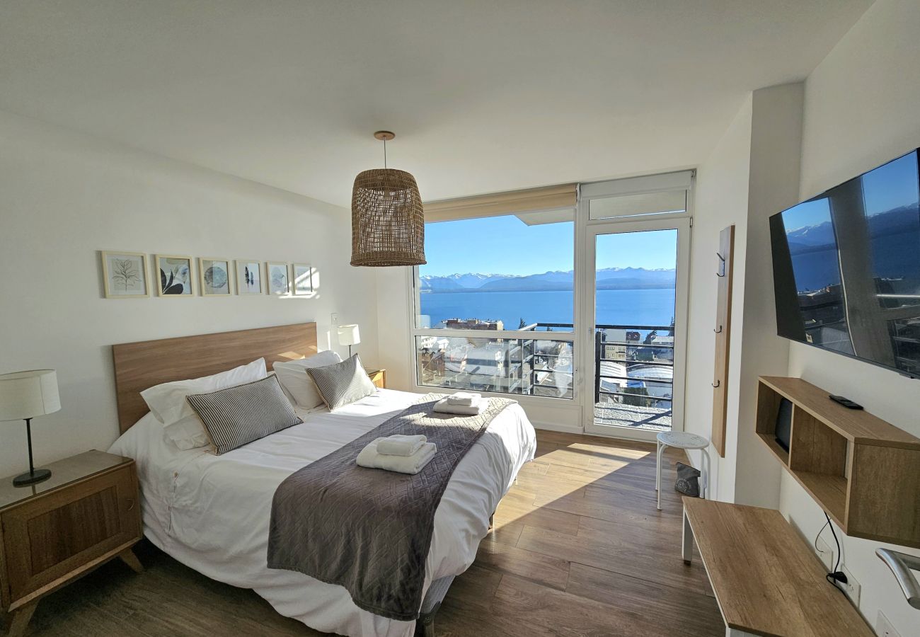 Apartamento en San Carlos de Bariloche - Veo Veo Bariloche con vista al lago Nahuel Huapi