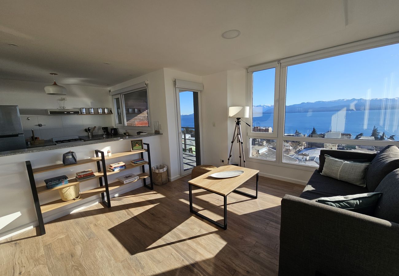 Apartamento en San Carlos de Bariloche - Veo Veo Bariloche con vista al lago Nahuel Huapi